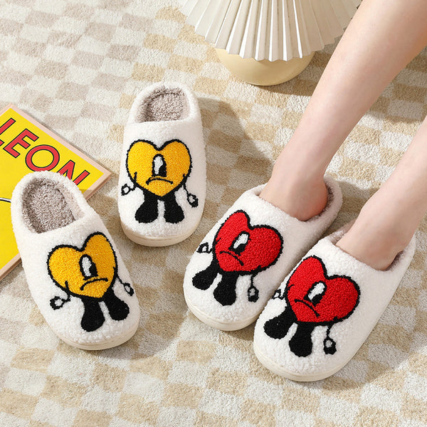 [ Buy 1 Get 1 Free ] Mr Heart Slipper